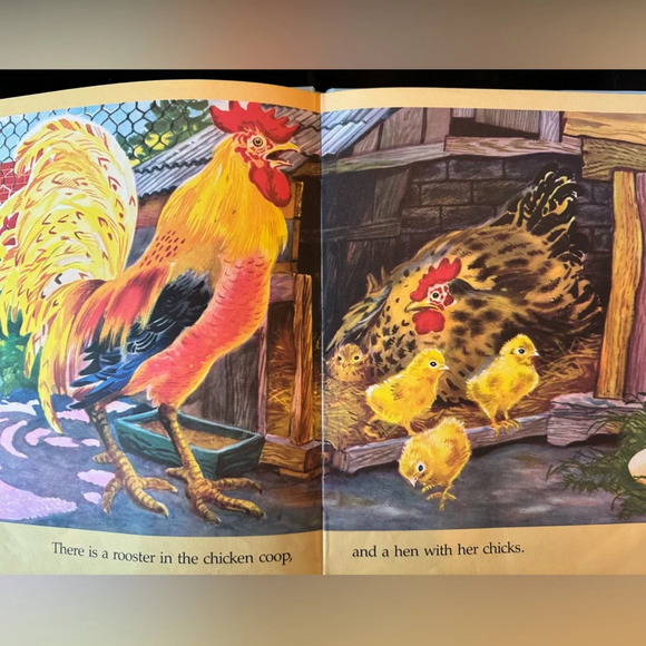 VINTAGE 1991 Farm Animals Children’s Illustrated Hardcover Book - Picture 8 of 13